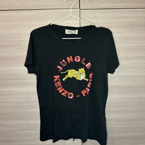 Kenzo x H&M t-shirt used, size M, black