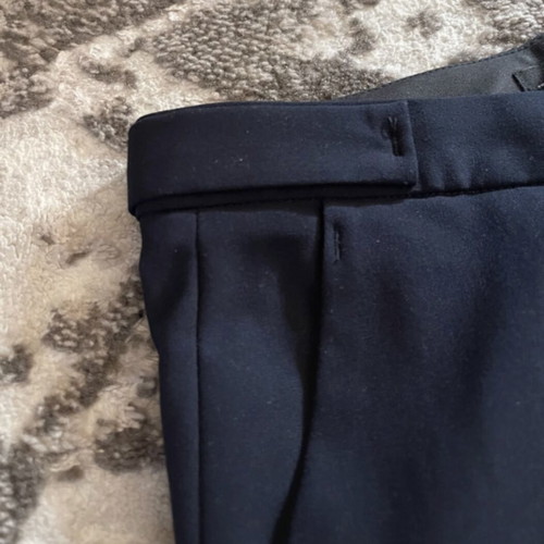 Zara straight-leg pants, blue, size S