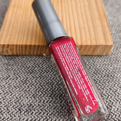 2MAD Nail Art Varnish Red Sparkle 8 ml new