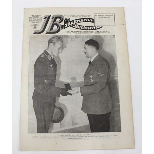 Illustrierter Beobachter περιοδικό ναζιστικού κόμματος, τεύχος 37, 10 Σεπτεμβρίου 1942