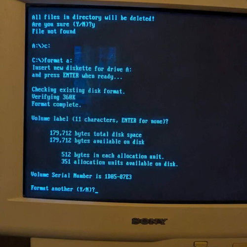 Amstrad Alps Electronic DFC222 5.25" Floppy Drive DD 360kb used with cable