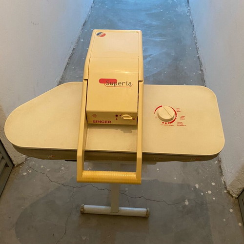 Singer ironing press used
