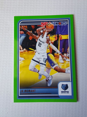 Panini NBA Hoops 2023-24 Ja Morant Neon Green Basketball Card new
