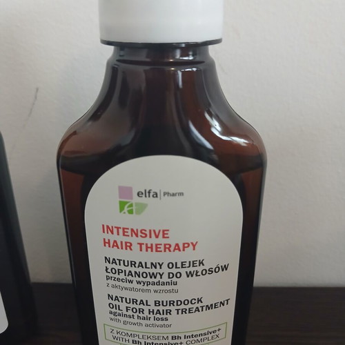 Intensive Hair Therapy with Burdock Oil by Elfa Pharm, new, 2x100ml