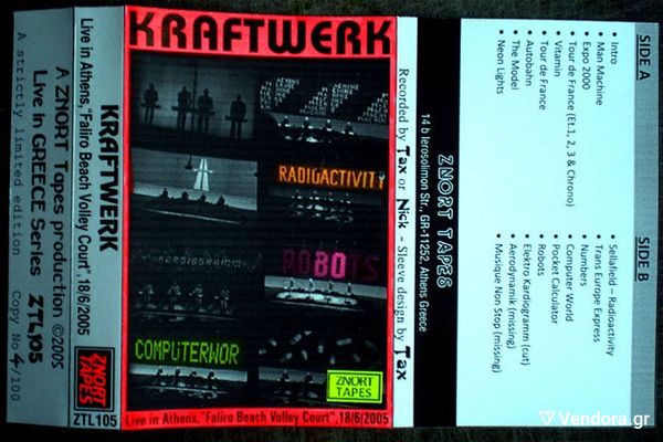  KRAFTWERK - spania kaseta Live, 2005