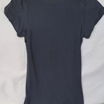 Denny Rose Y2K sequined graphic eye tee, charcoal grey, size L