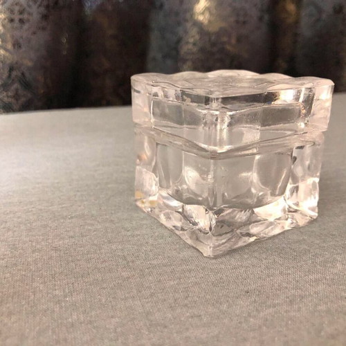 Glass jar with lid container for acrylic liquid