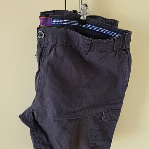 Donini men's cargo shorts navy size 52 like new