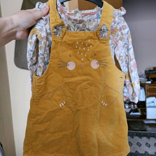 Romper dress and blouse 9-12 months
