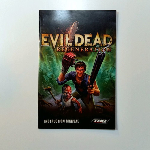Evil Dead Regeneration manual new, English for PS2
