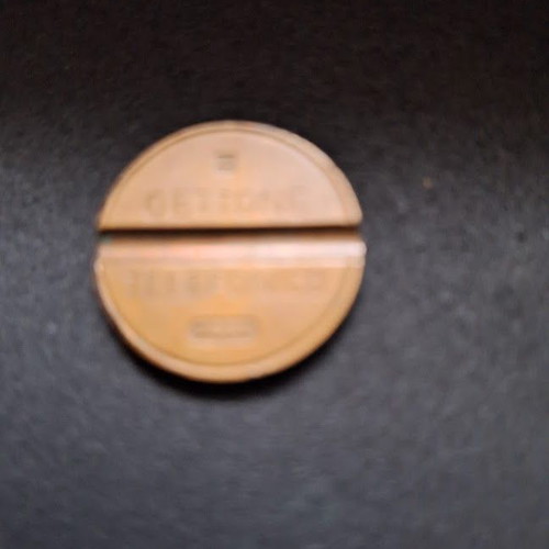 Collectible Italy telephone token Gettone Telefonico used