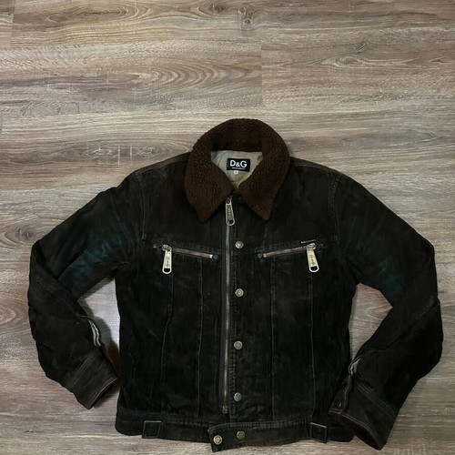 Vintage 90's Dolce & Gabbana Ribbed Corduroy Jacket used, size L