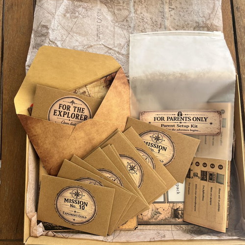 The Explorer’s Quest Educational Treasure Hunt Game for Ages 8-13