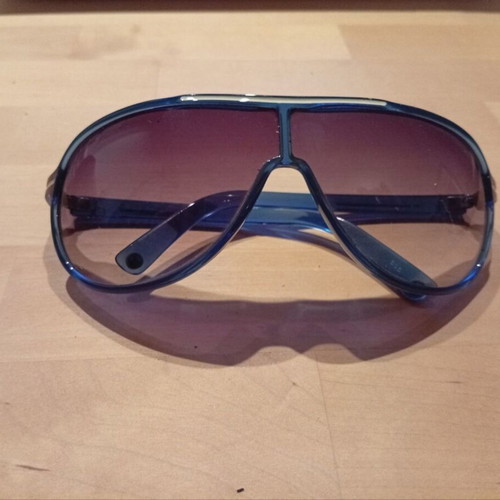 Calvin Klein sunglasses used, size S, blue, with case and cleaning cloth