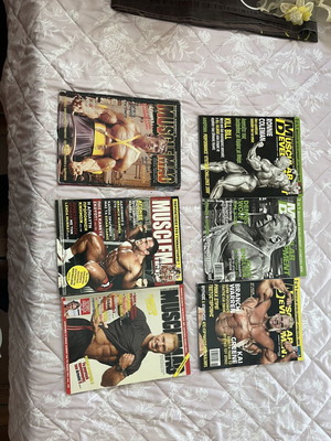 Muscular Development, Fitness RX & Muscle Mag magazines, set of 6