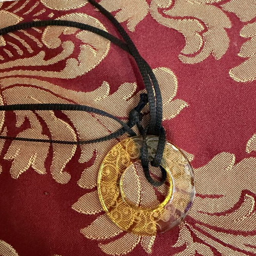 Baccarat pendant like new