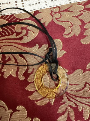 Baccarat pendant like new