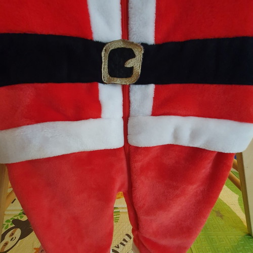 Santa Claus costume like new, fleece, size 2.5-4 years