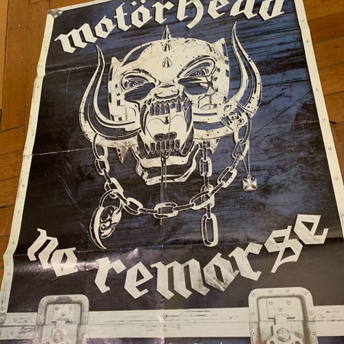 Motörhead Lemmy poster used 75x56 authentic double-sided