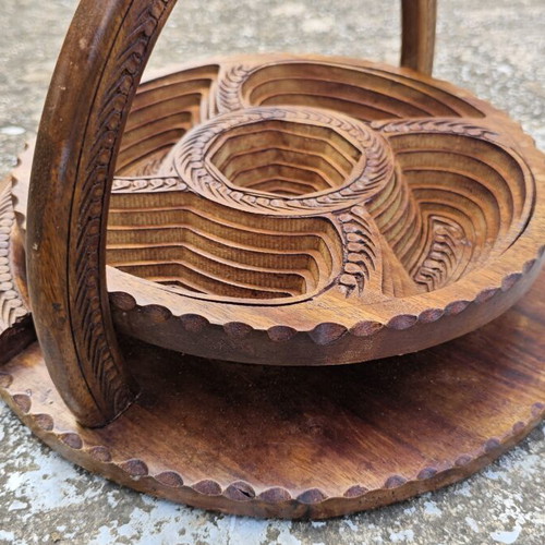 Orntervier Wooden Serving Tray for Nuts used
