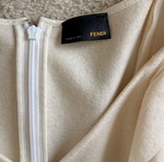 Fendi dress like new, ecru wool, size S