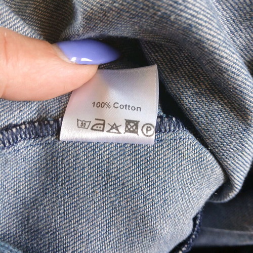 Ckontova jean shorts new, size 2, blue cotton