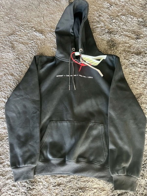 Off White hoodie black size Large new