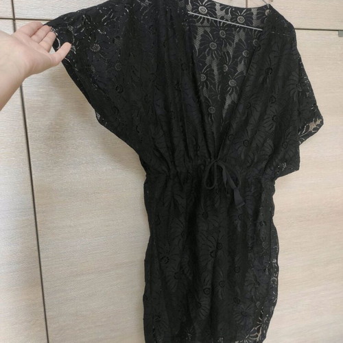 Brand new - Beach kimono cover up embroidery see through summer