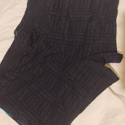 Versace men's swim shorts, size L, black