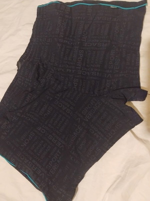 Versace men's swim shorts, size L, black