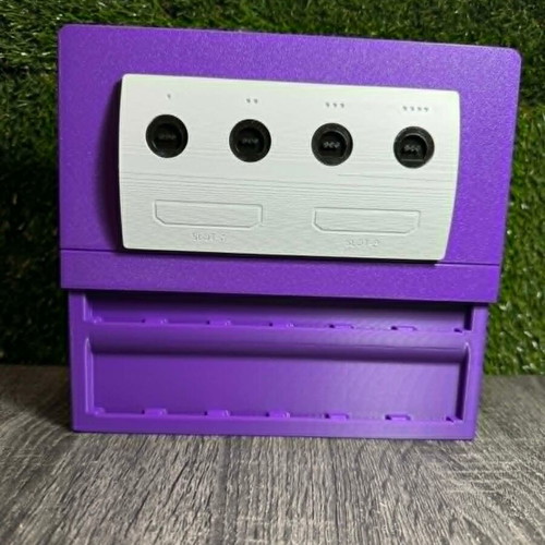 3D Printed Βάση Dock Κονσόλας Nintendo Switch 2 με Αποθήκευση Παιχνιδιών 12 Θέσεων