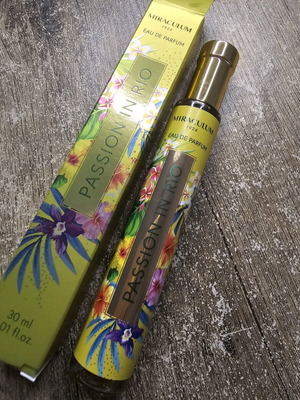 Miraculum Passion In Rio perfume new 30ml with coffee, pineapple, caramel