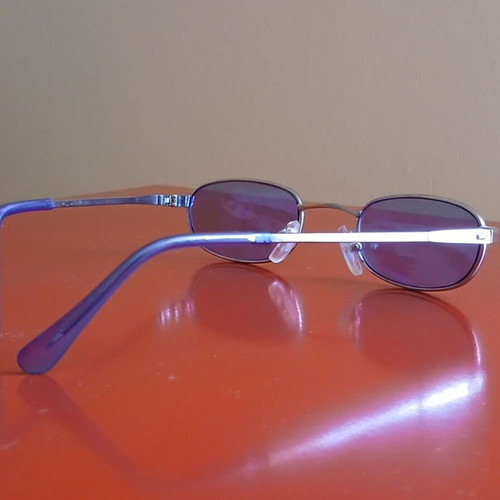 Sunglasses like new, blue, for small head