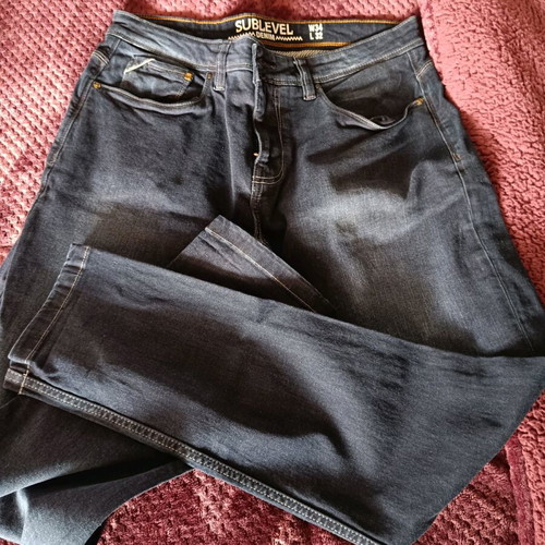 Men's jeans new, blue, size 34