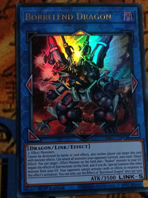 Borrelend Dragon κάρτα Yu-Gi-Oh! μεταχειρισμένη, 25th Anniversary Rarity Collection 2