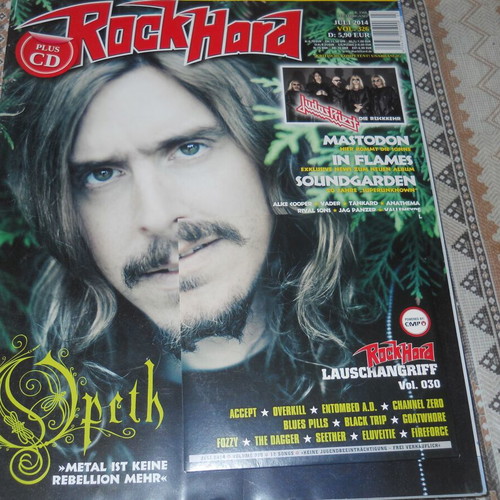Rock Hard Magazine No326 June 2014 with CD like new Opeth