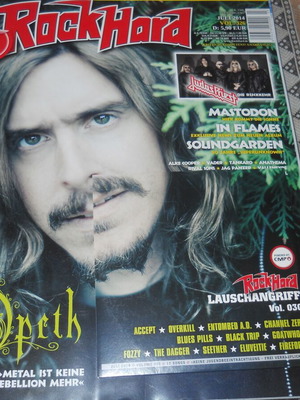 Rock Hard Magazine No326 June 2014 with CD like new Opeth