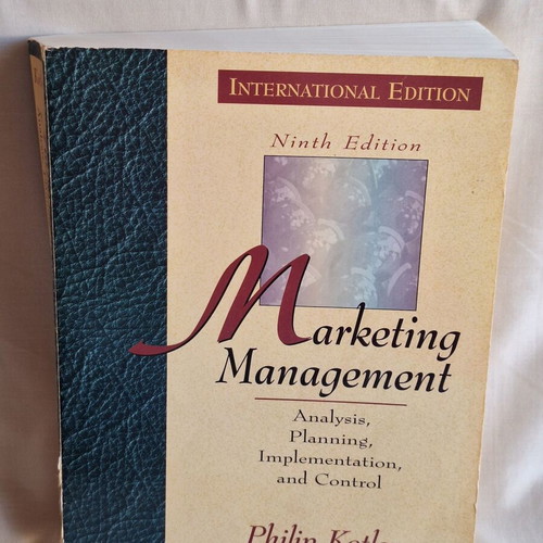 Marketing Management Ninth Edition book by Philip Kotler