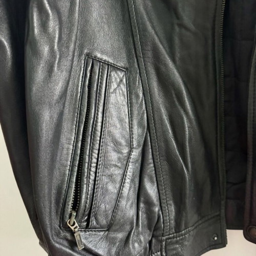 Leather jacket Papagianakis black like new, size M/L