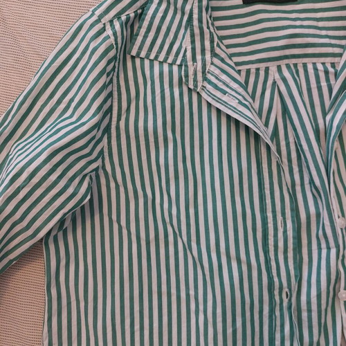 OVS striped green shirt size Small like new