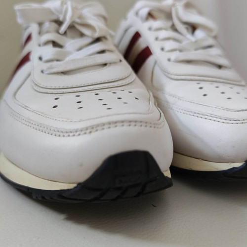 Bally Aston leather sneakers, size 40.5, white