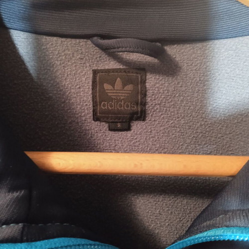 Adidas sports jacket blue small