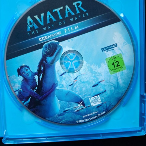 Avatar The Way of Water 4K Ultra HD Blu-ray new without Greek subtitles