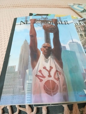 New Yorker magazines used, 3 issues from 2022