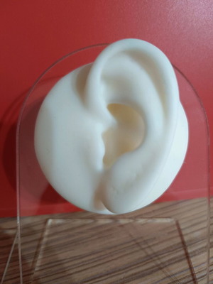 Silicone ears with plastic base new
