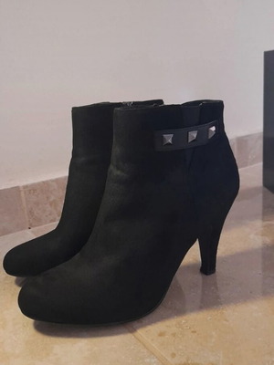 Super Mode ankle boots used, black with heel size 39