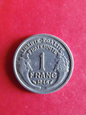 Νόμισμα Γαλλικό Φράγκο 1946 μεταχειρισμένο, σπάνιο συλλεκτικό