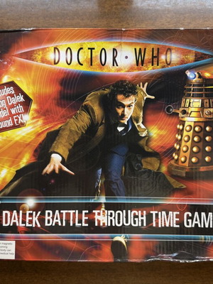 Doctor Who Dalek Battle Through Time board game used