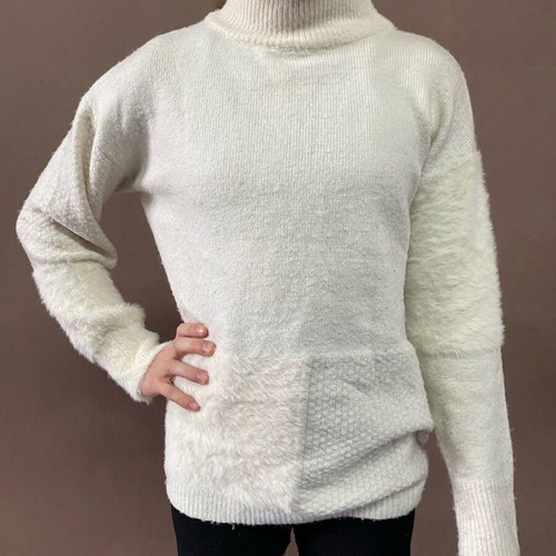 White sweater used, sizes S and M