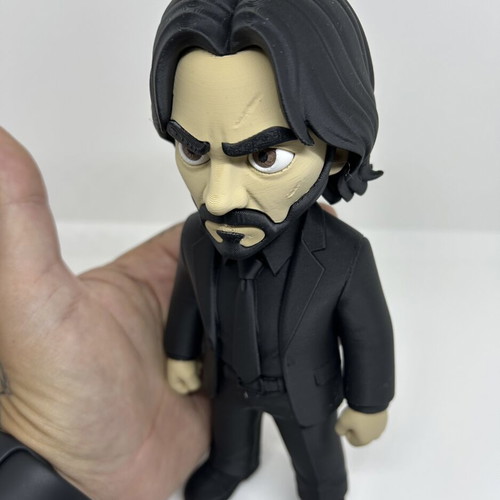 John Wick 3D Printed Figure new, handmade collectible